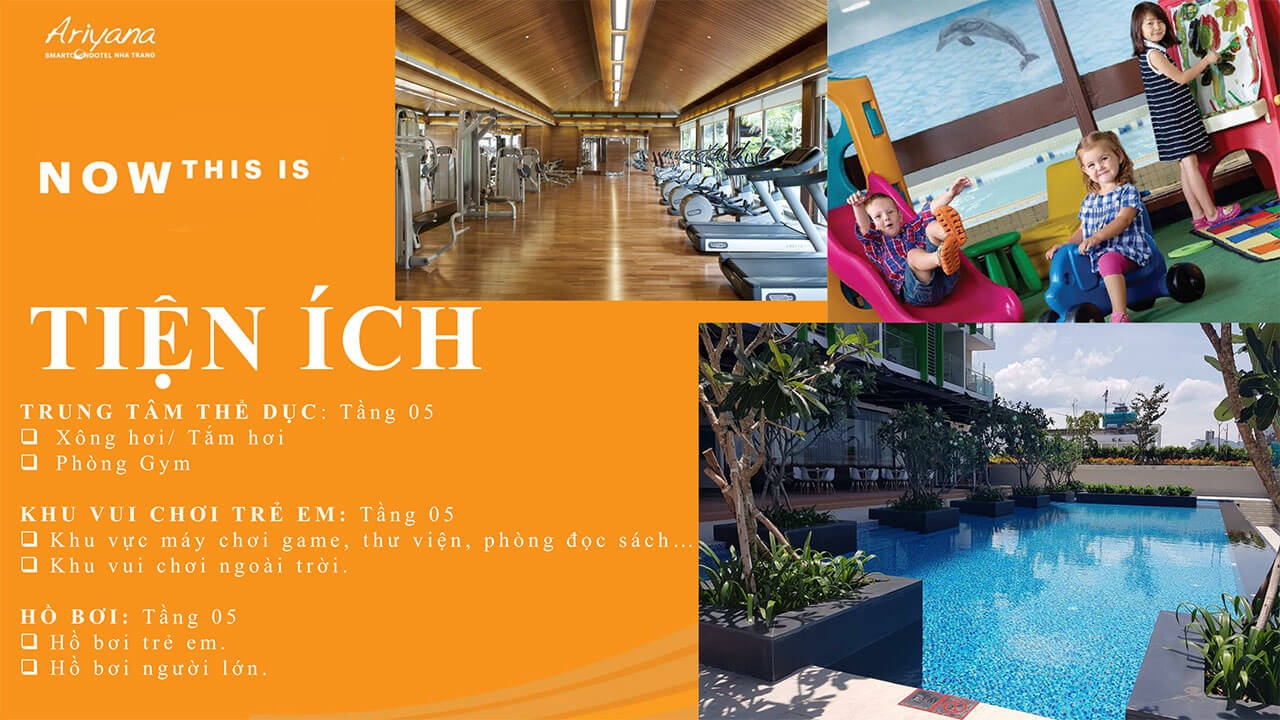 Tiện ích Ariyana Smart Condotel Nha Trang