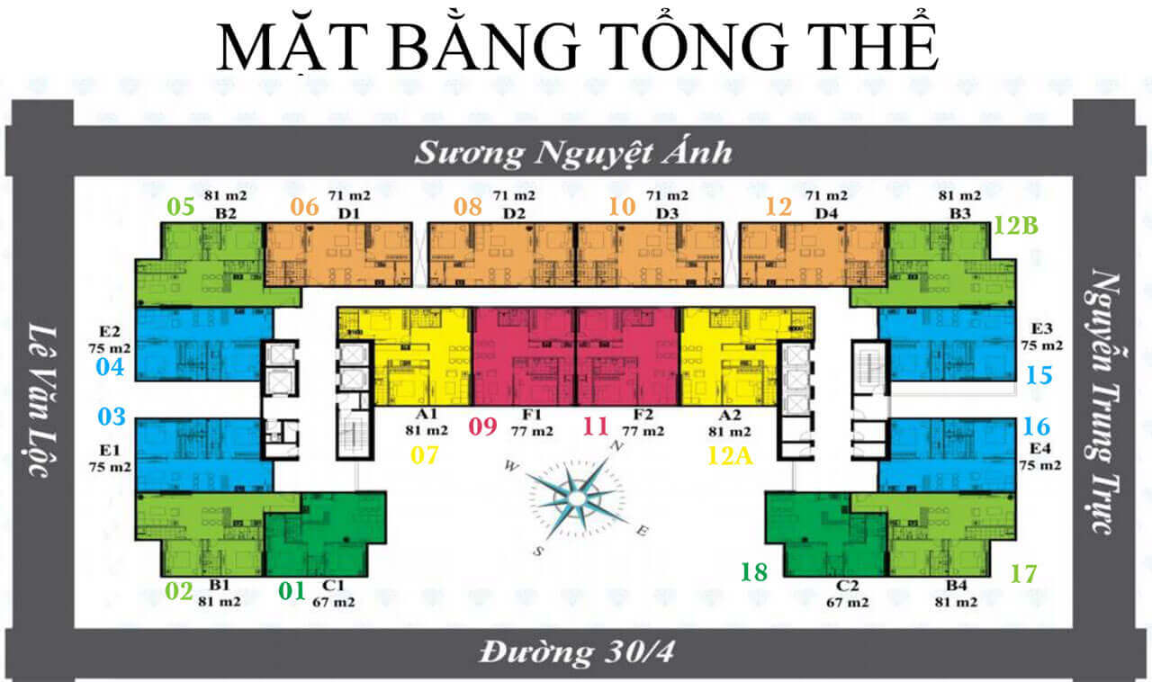 Mặt bằng Lapen Center Vũng Tàu