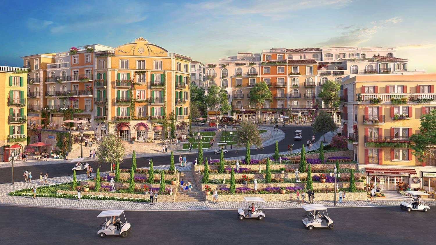 Shophouse Hillside The Center Địa Trung Hải