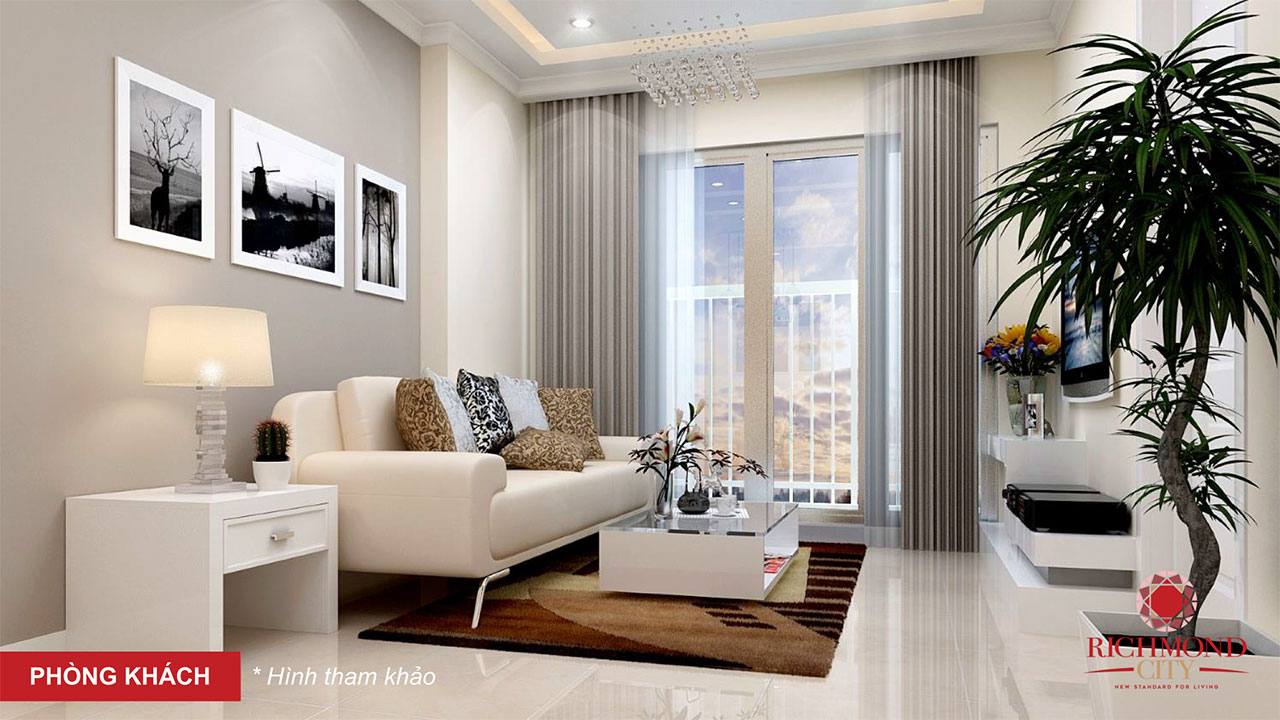 Mặt bằng căn hộ Richmond City Bình Thạnh