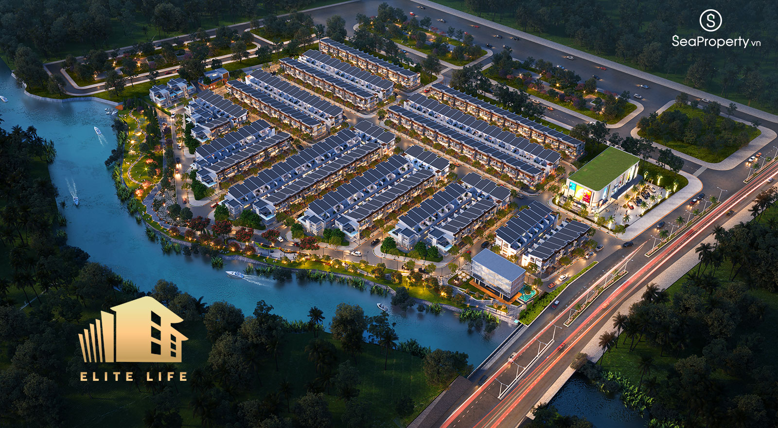 Nhà phố Elite Life Long Hậu Cần Giuộc