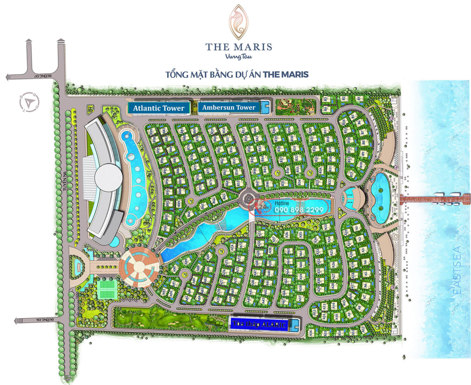 Mặt bằng tổng thể The Maris Vũng Tàu