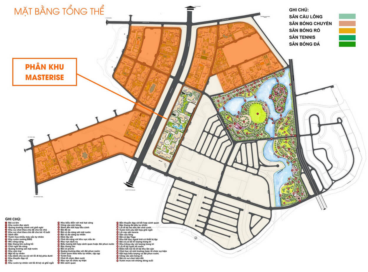 Mặt bằng căn hộ Masteri Centre Point