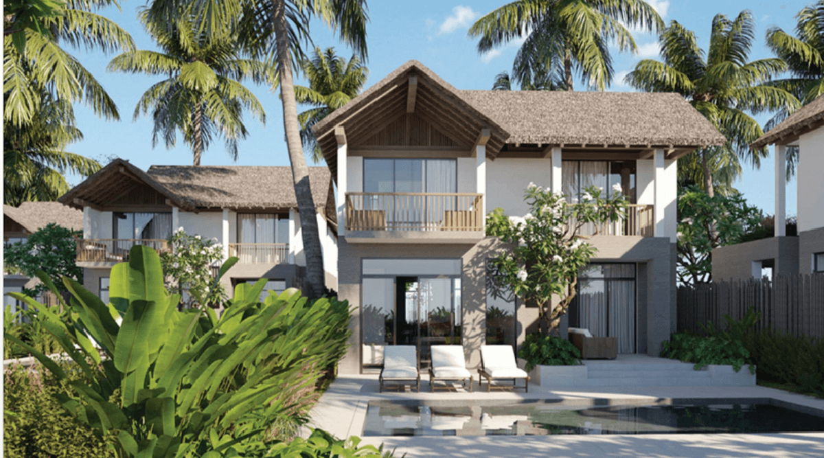 Phối cảnh thật biệt thự Mẫu B Premier Village Kem Beach resort