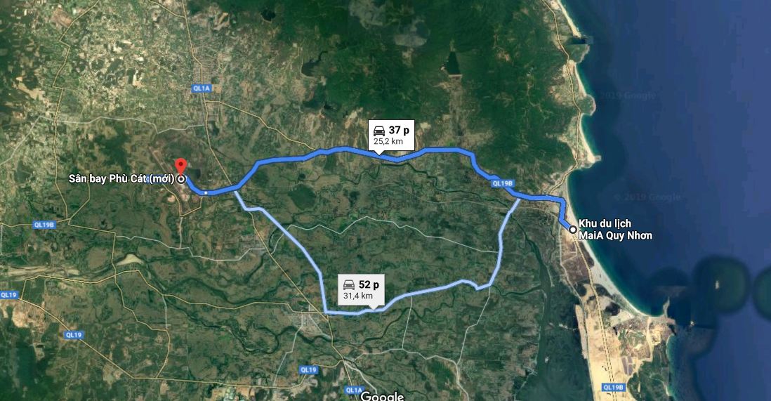 Vị trí dự án The Ocean Villas Quy Nhơn