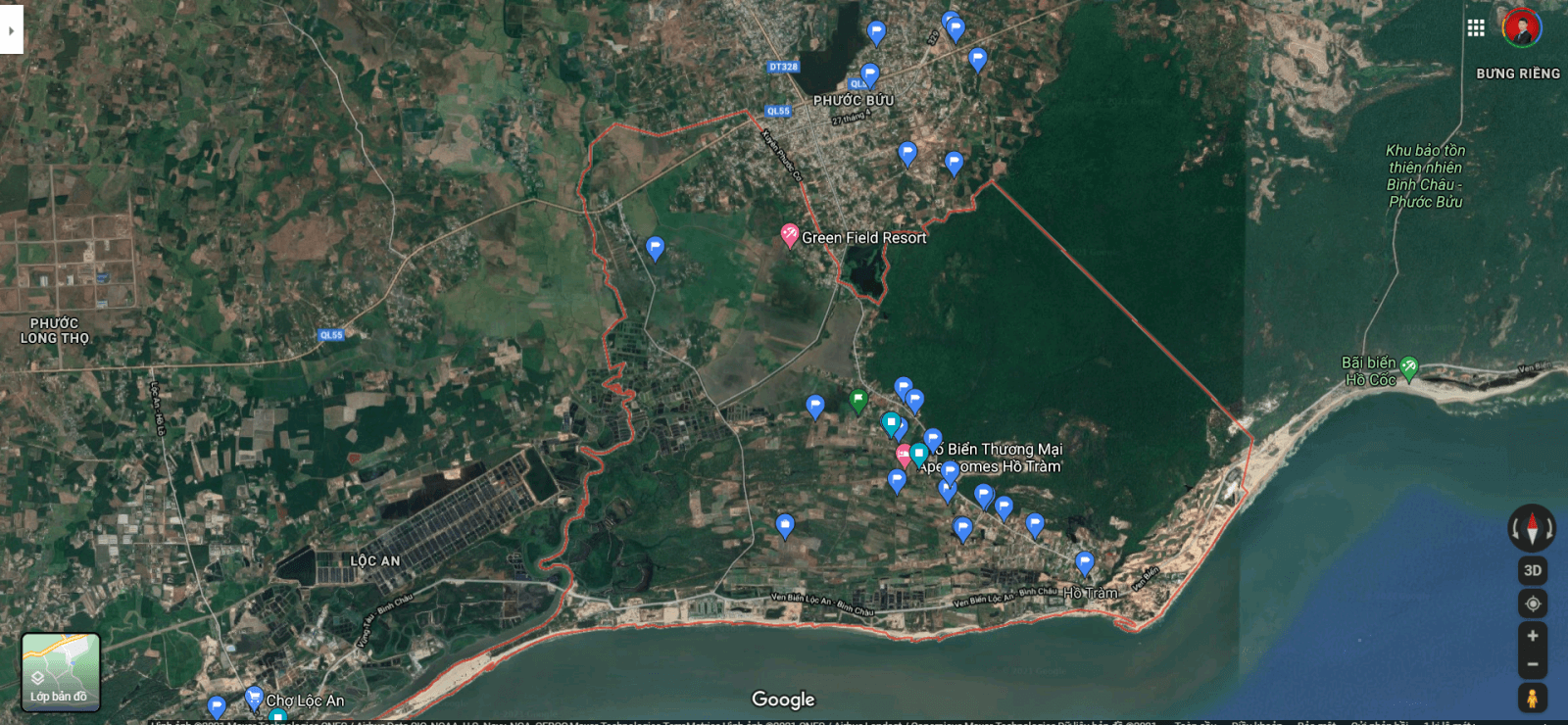 Quy hoạch sử dụng đất xã Phước Thuận