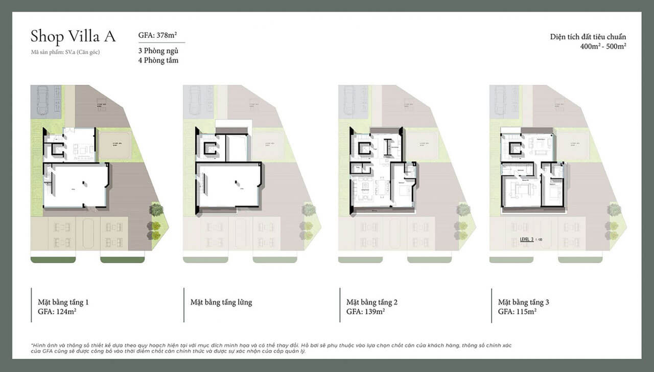 Biệt thự Swanbay shop Garden Villas
