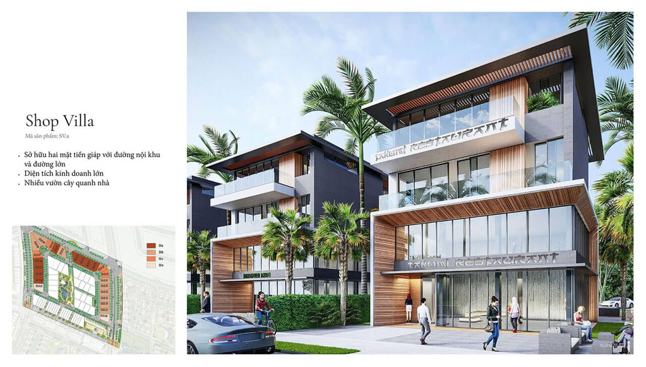 Biệt thự Oasia Swanbay SHOP VILLA