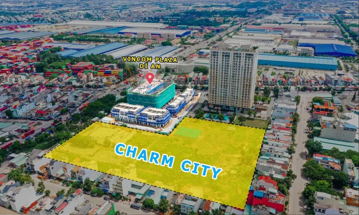 Vị trí trung tâm Dĩ An, Bình Dương