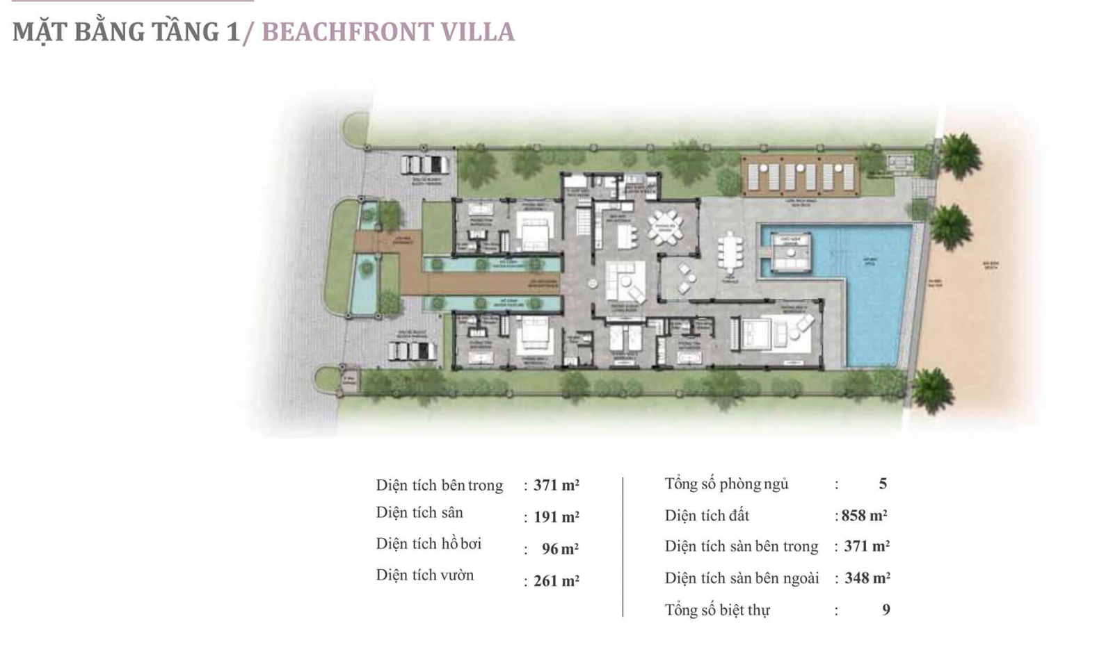 Beachfront Villa Fusion Resort & Villas Đà Nẵng