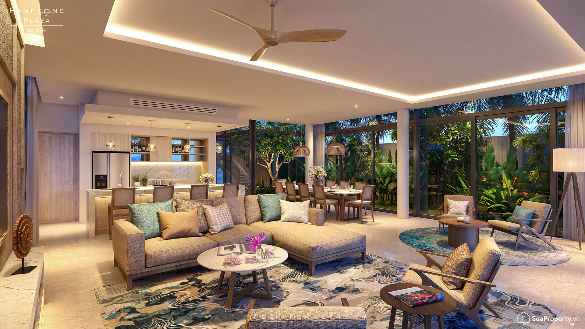 Melia Hồ Tràm at The Hamptons Beachfront villa 4 phòng ngủ