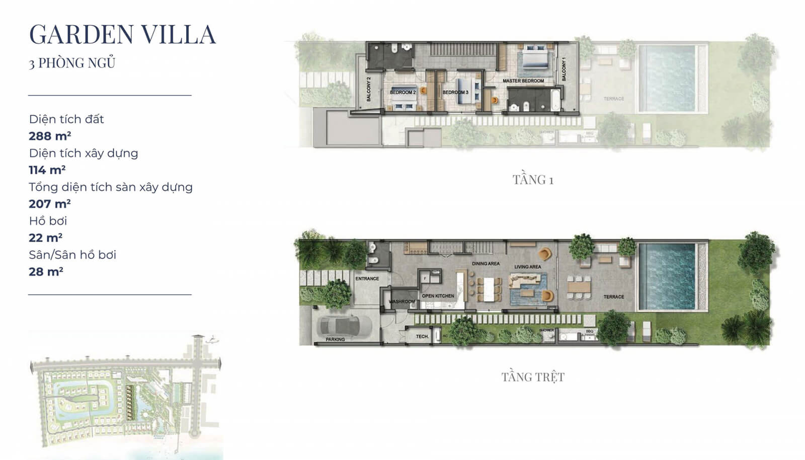 Sanctuary Hồ Tràm Garden Villas