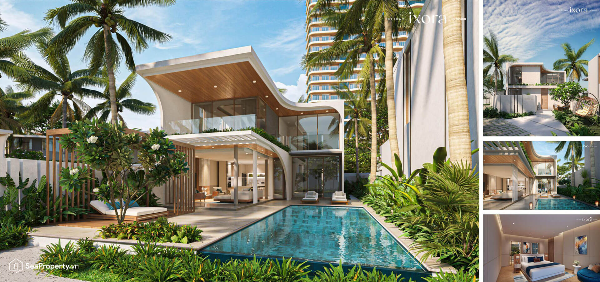 Beachfornt Villa Ixora Hồ Tràm By Fusion 3 phòng ngủ