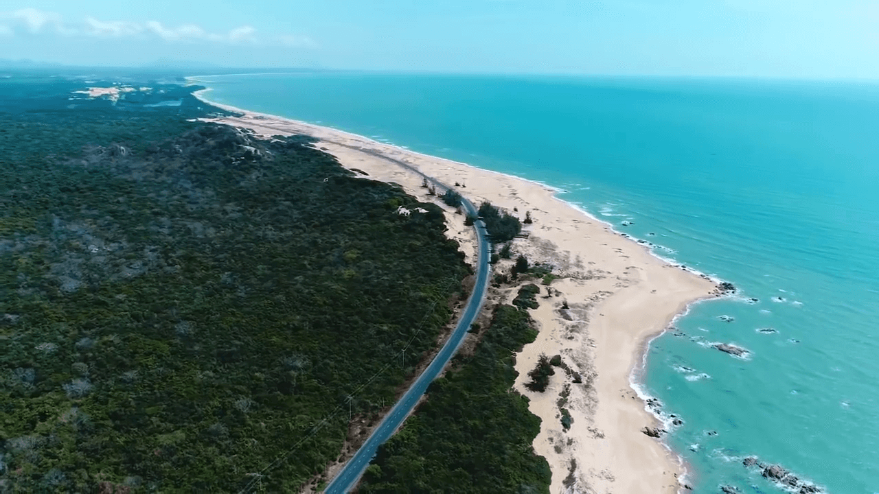 đường ven biển Hồ Tràm Bình Châu - Phan Thiết