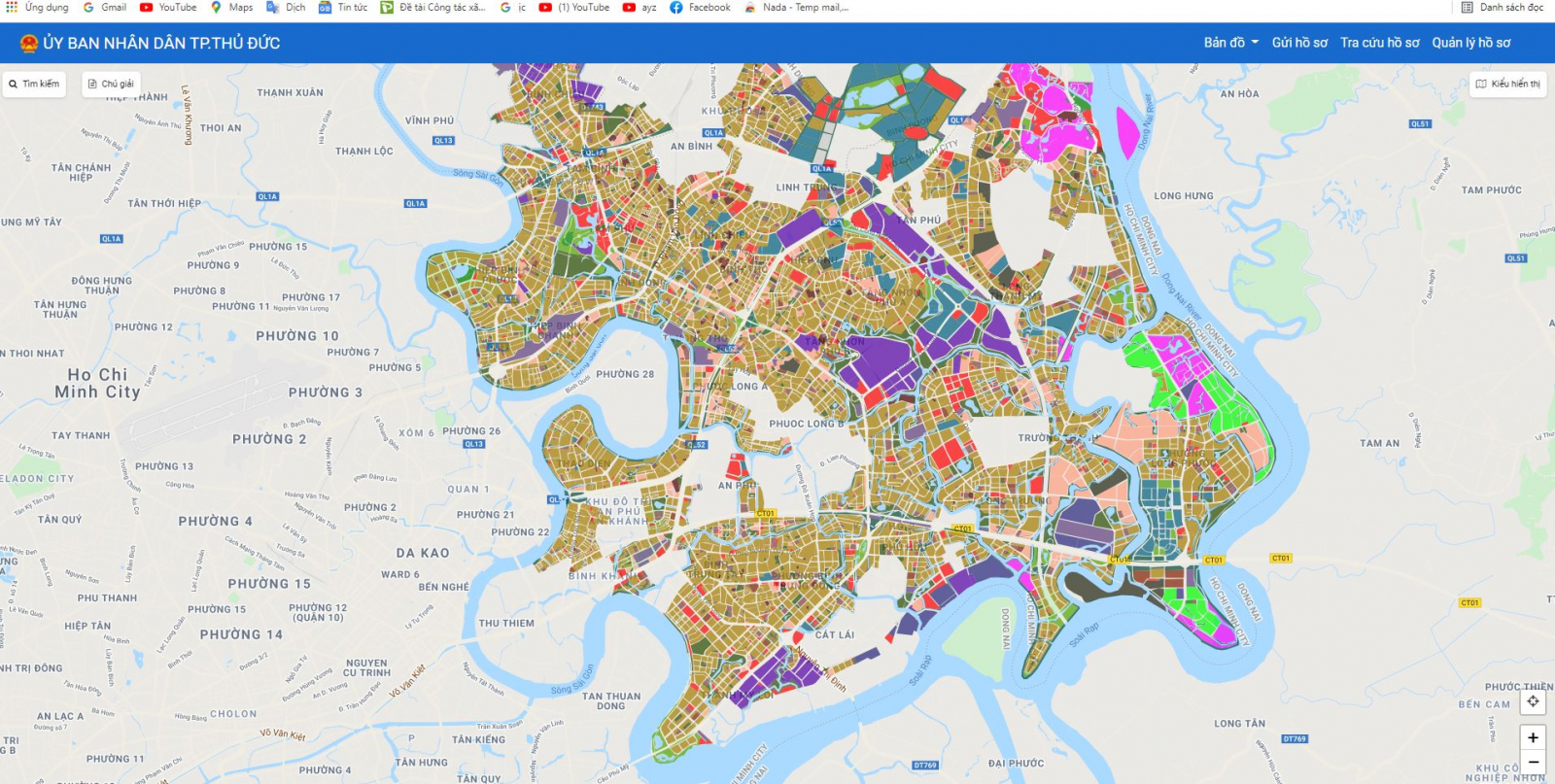 Bản Đồ Quy Hoạch Sử Dụng Đất