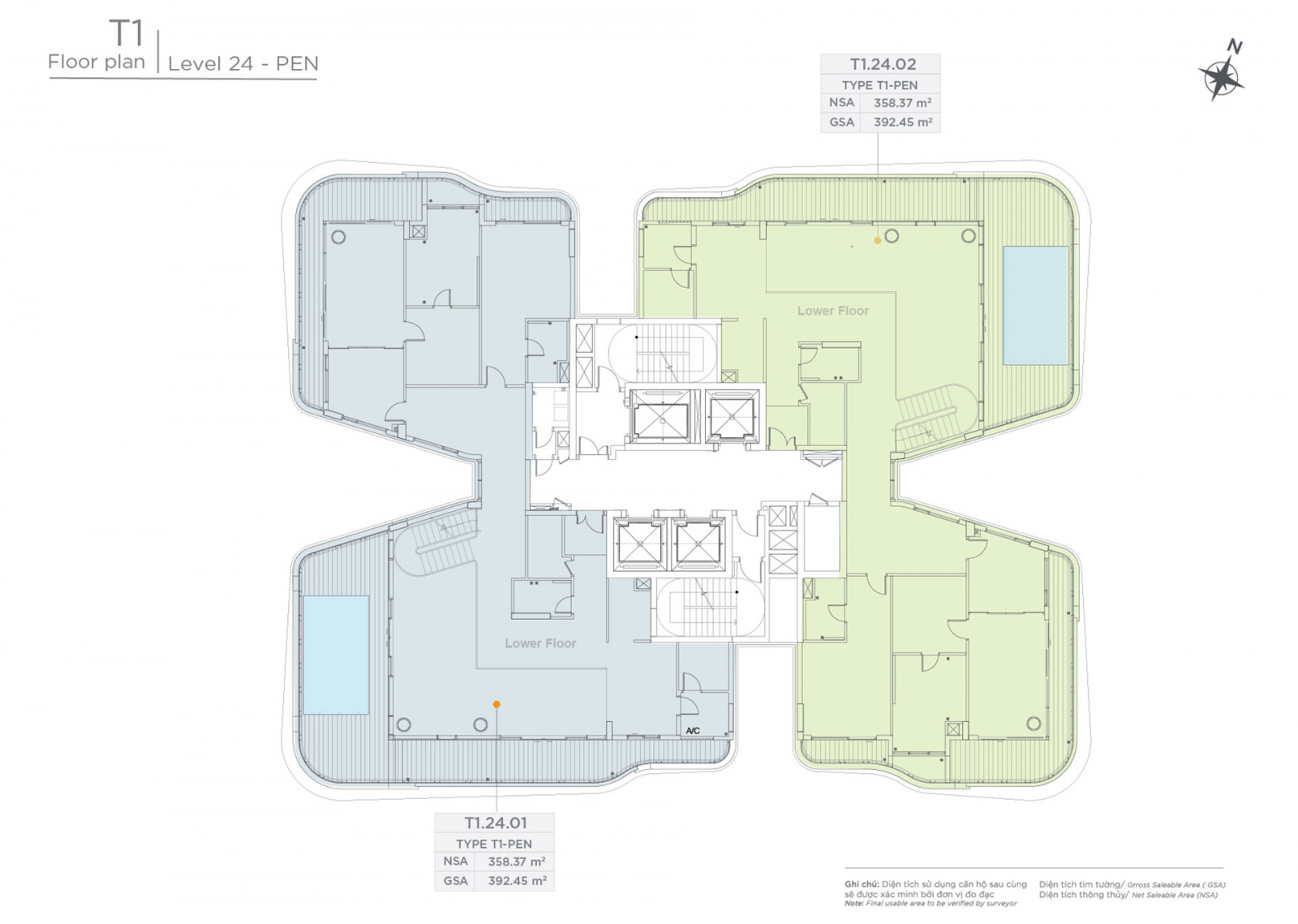 Mặt bằng Thủ Thiêm Zeit River