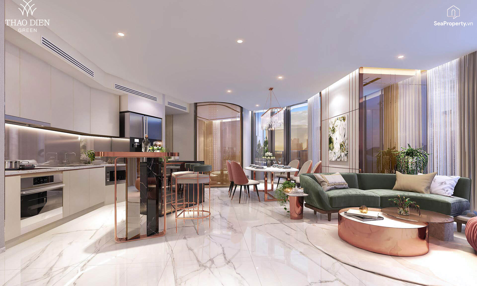 Nội thất Căn hộ Thảo Điền Green