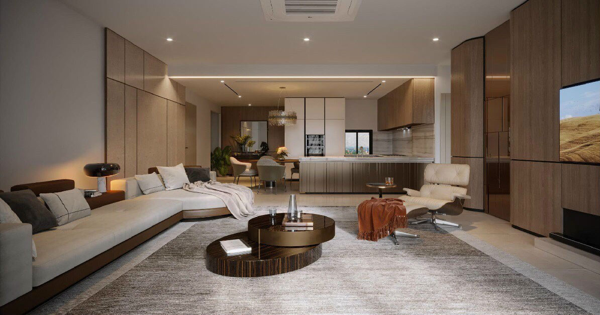 Phối cảnh nội thất Căn hộ Thủ Thiêm Zeit River