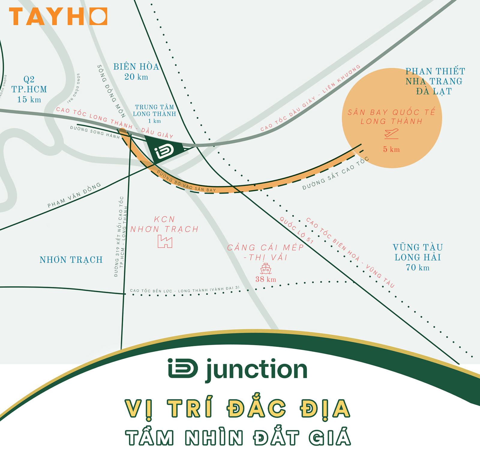 Vị trí ID Junction Long Thành
