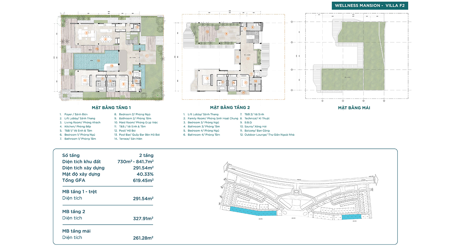 Biệt thự The Sea Class – Charm Resort Hồ Tràm