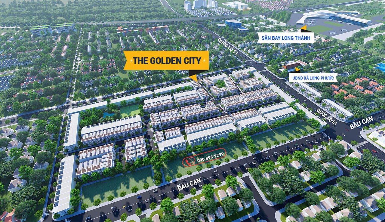 Đất nền The Golden City Long Thành