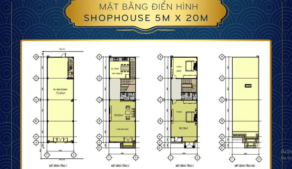 Mặt bằng Icon Central Dĩ An Bình Dương