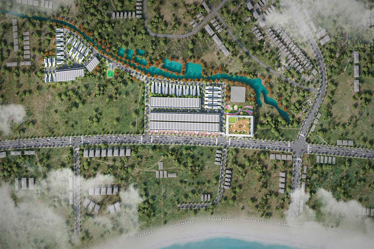 Phối cảnh dự án Axis Hồ Tràm
