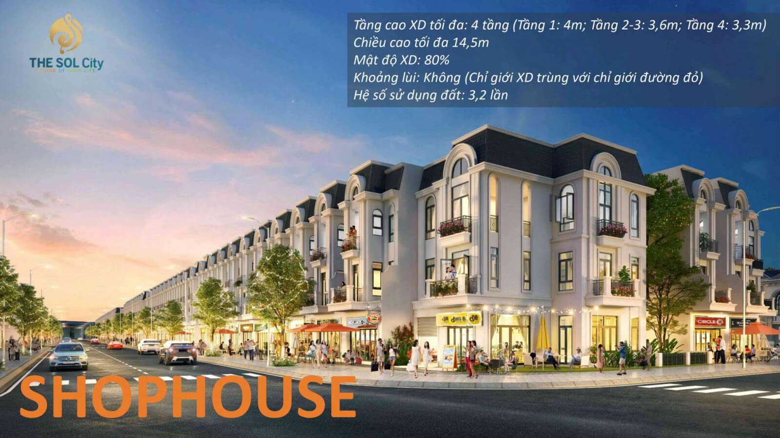 Shophouse The Sol City Long An