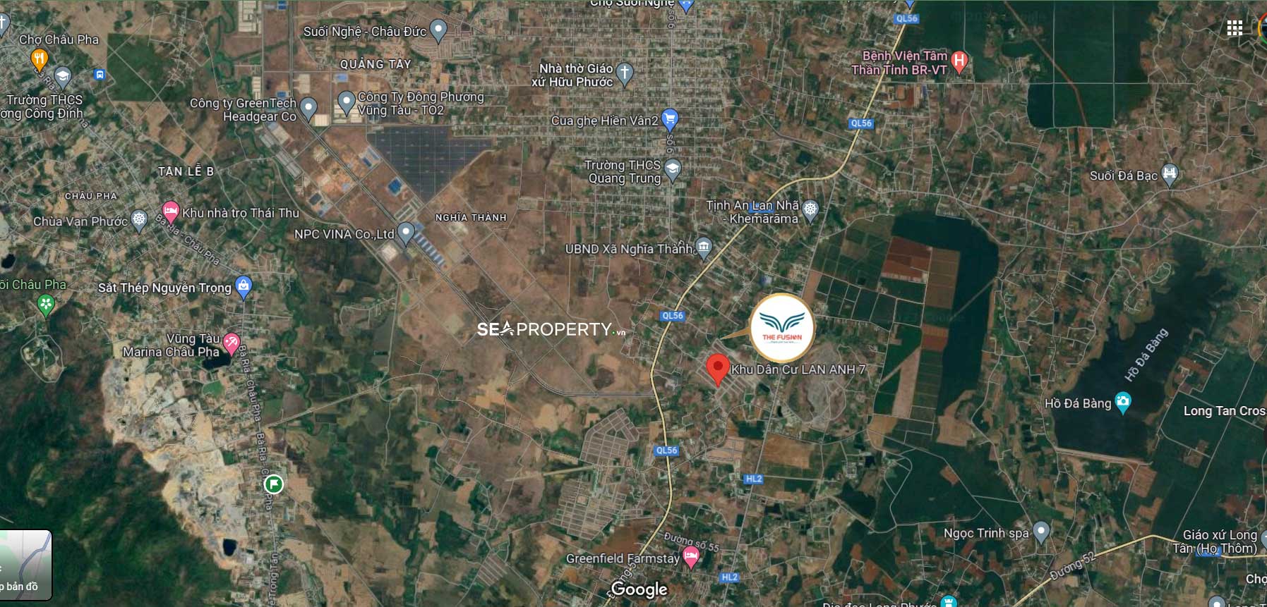 Vị trí dự án The Fusion - Lan Anh 7 ở đâu ?