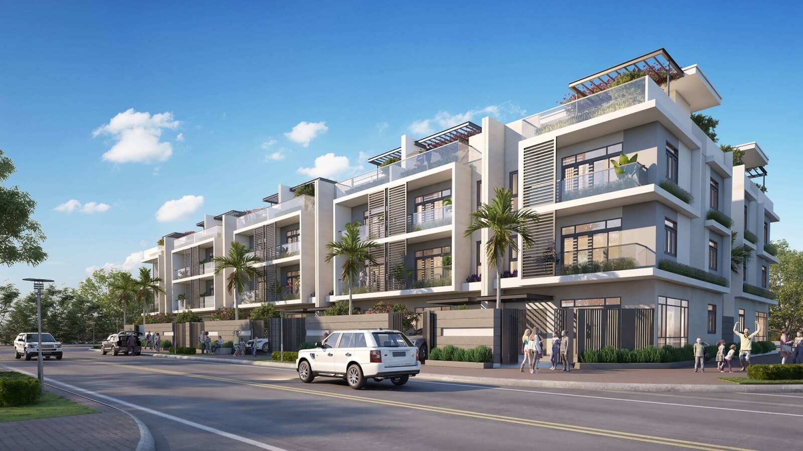 Mẫu thiết kế nhà phố liền kề An Phu New City