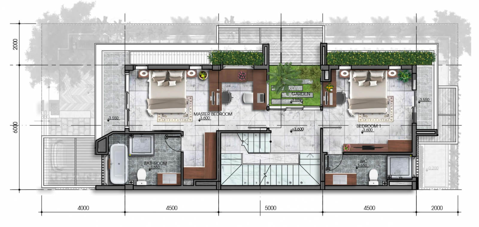 Mặt bằng Đông Tăng Long Hưng Phúc 