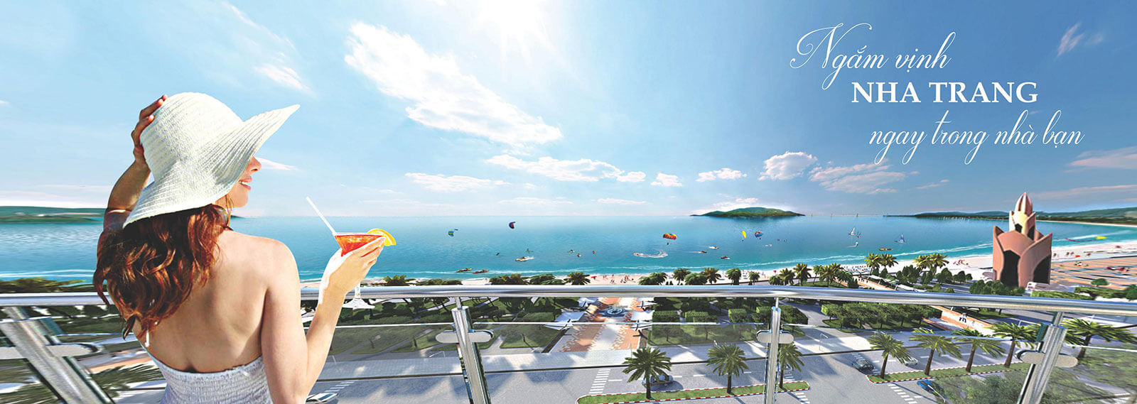 Hồ bơi tràn bờ Beau Rivage Nha Trang