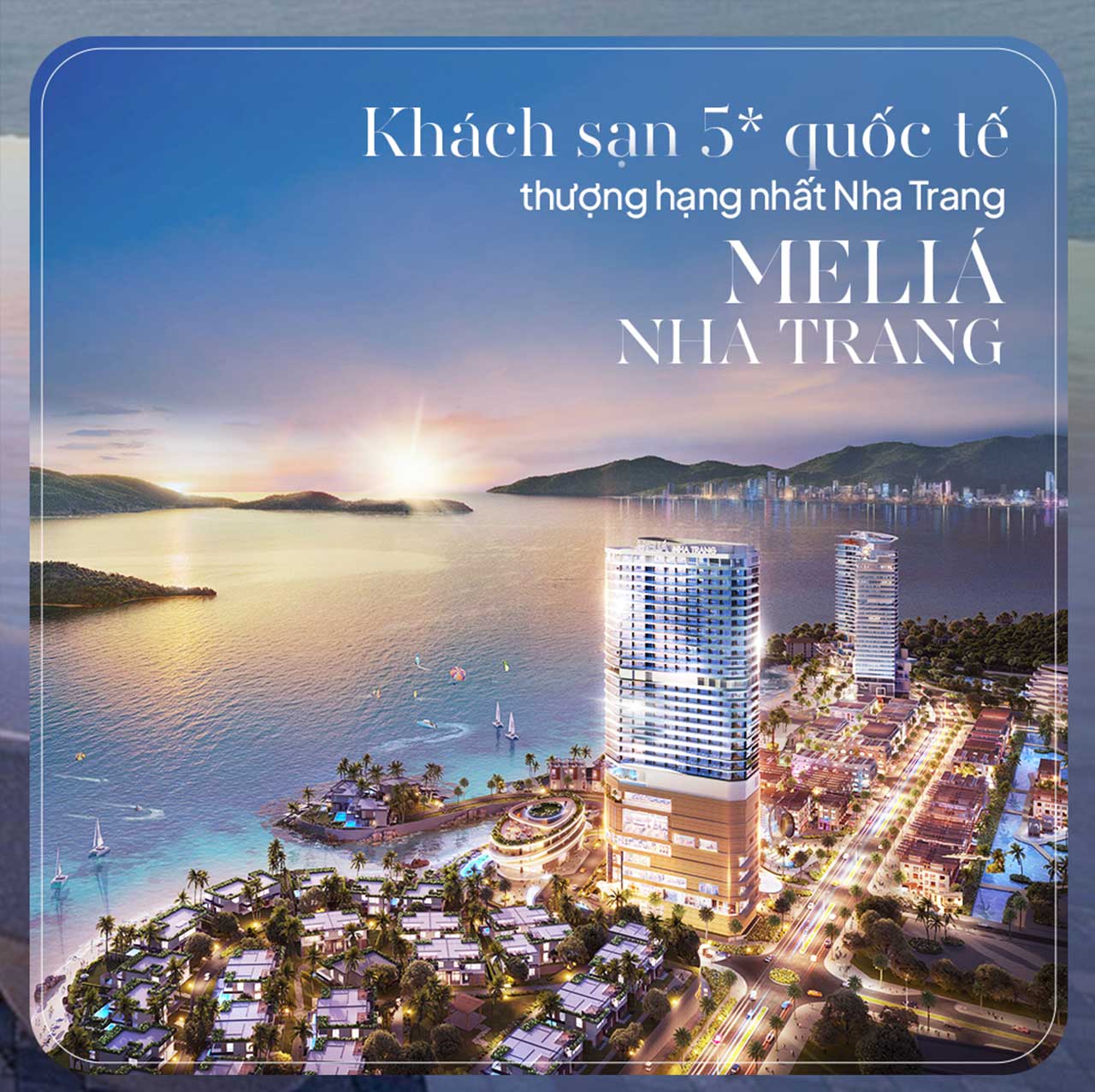 Phối cảnh tòa Melia Nha Trang