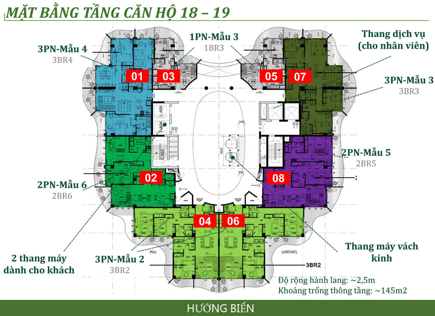 Mặt bằng InterContinental Phú Quốc Long Beach
