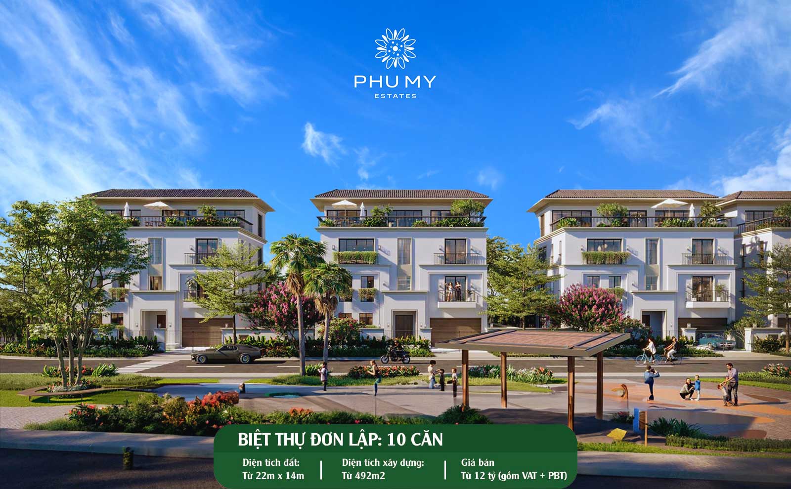Biệt thự Phú Mỹ Estates – Khu dân cư Vũ Việt được phát triển bởi 𝐕𝐢𝐧𝐚𝐋𝐢𝐯𝐢𝐧𝐠