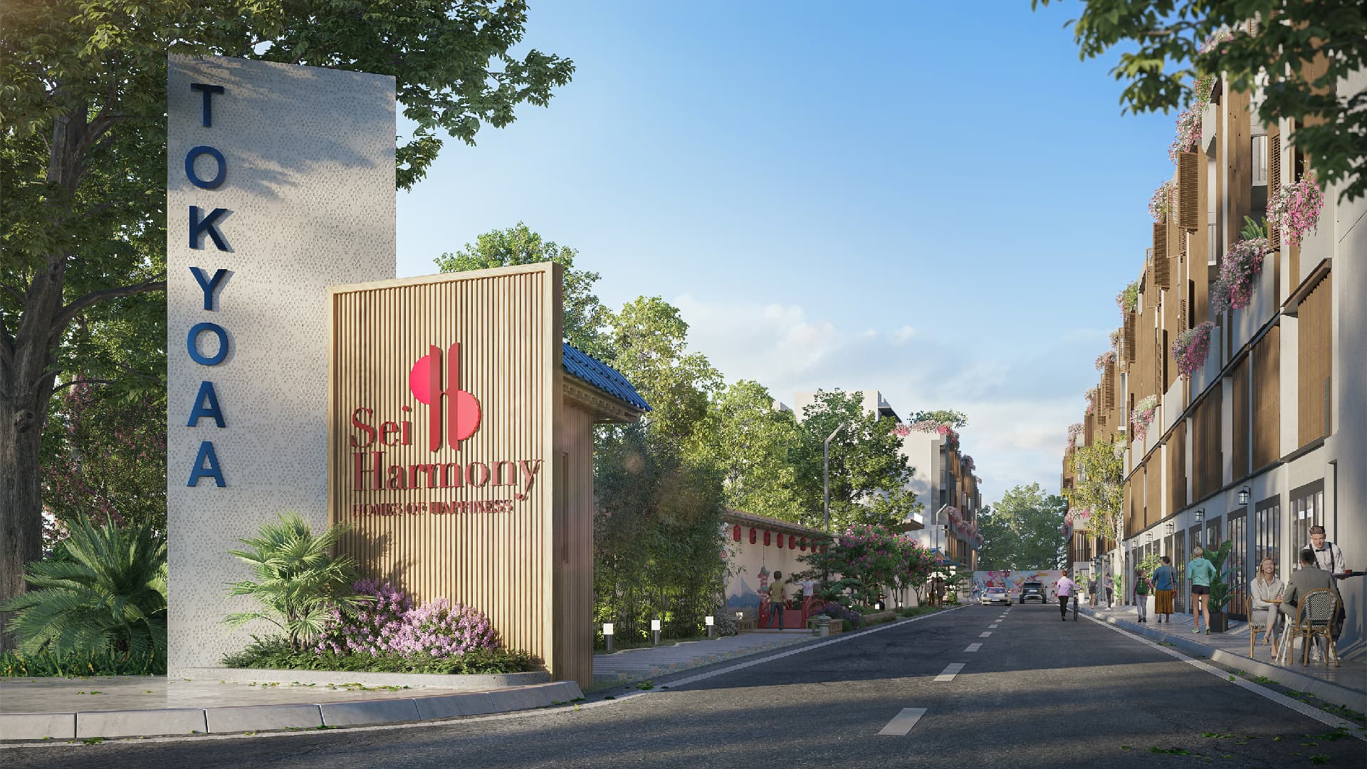 Sei Harmony khu nhà phố compound chuẩn Nhật bừng sáng phía tây TP.HCM