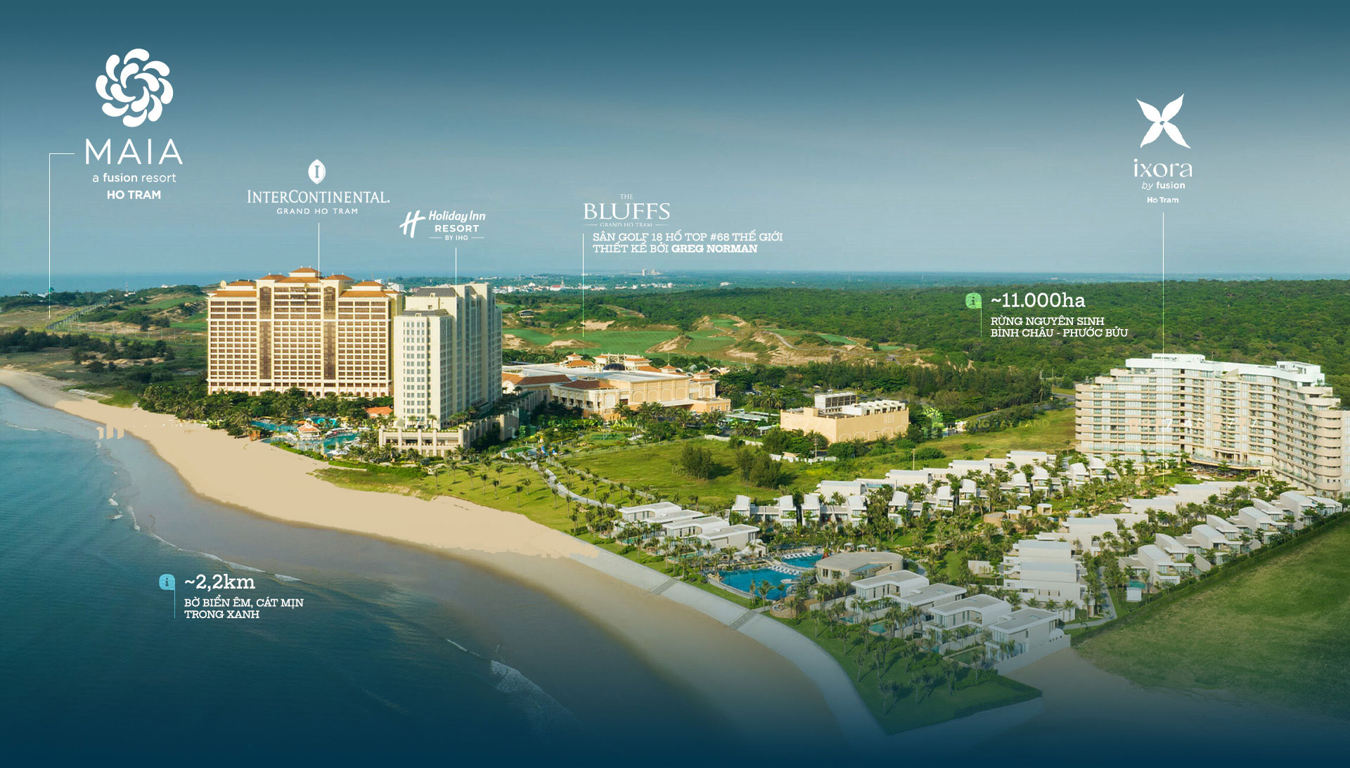 Tổ hợp giải trí - nghỉ dưỡng đẳng cấp The Grand Ho Tram